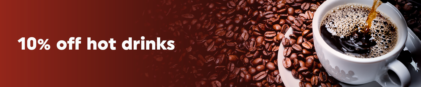 Discount on hot drinks